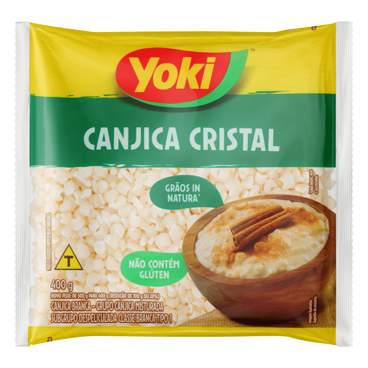 Canjica Branca Yoki Cristal 400g